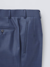 Load image into Gallery viewer, Electric Blue Three-Piece Italian Wool Tailored Suit