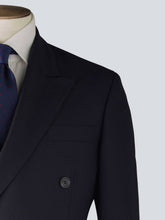 Load image into Gallery viewer, Navy Double Breasted Wool Suit
