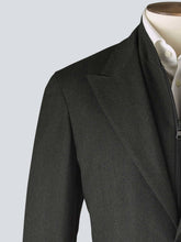 Load image into Gallery viewer, Forest Green Wool Jacket W/ Detachable Bib