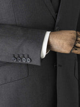 Load image into Gallery viewer, Charcoal Three Piece Tailored Suit