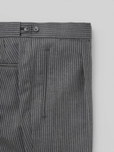 Load image into Gallery viewer, Black Three-Piece Wool Morning Suit