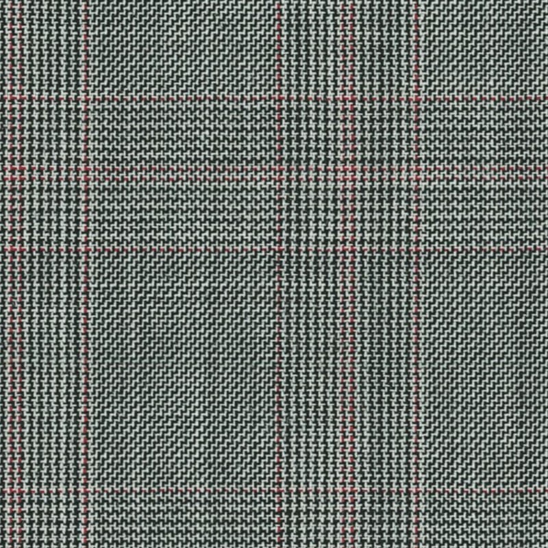 Overcheck Pattern Grey Prince of Wales with red overcheck – Savile Row Company - Custom Made