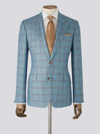 Blue Check Bamboo Jacket