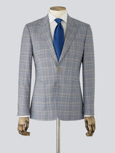 Load image into Gallery viewer, Pale Blue Check Wool Jacket
