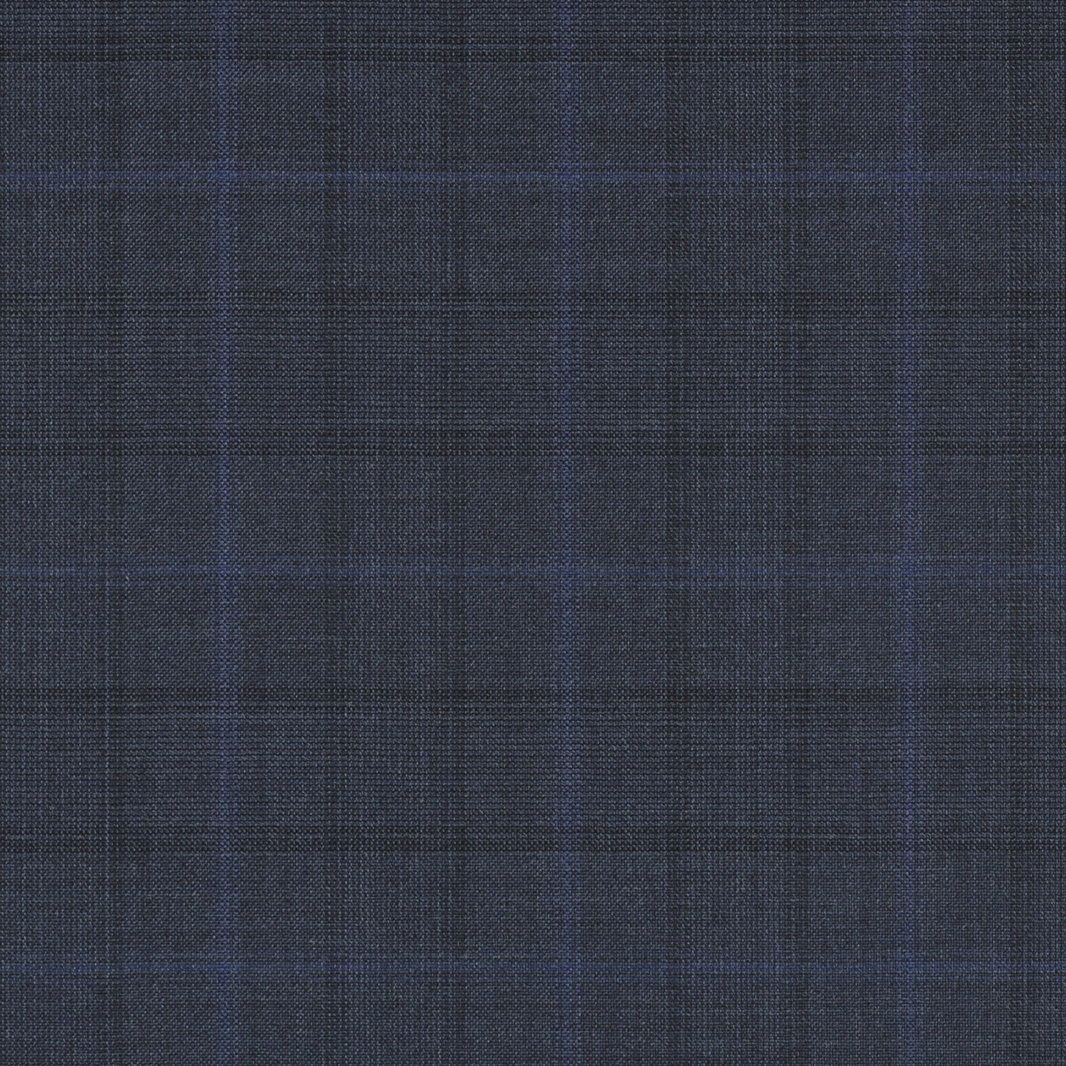 Navy Check Pattern Navy/Blue Check - Super 150s – Savile Row Company - Custom Made