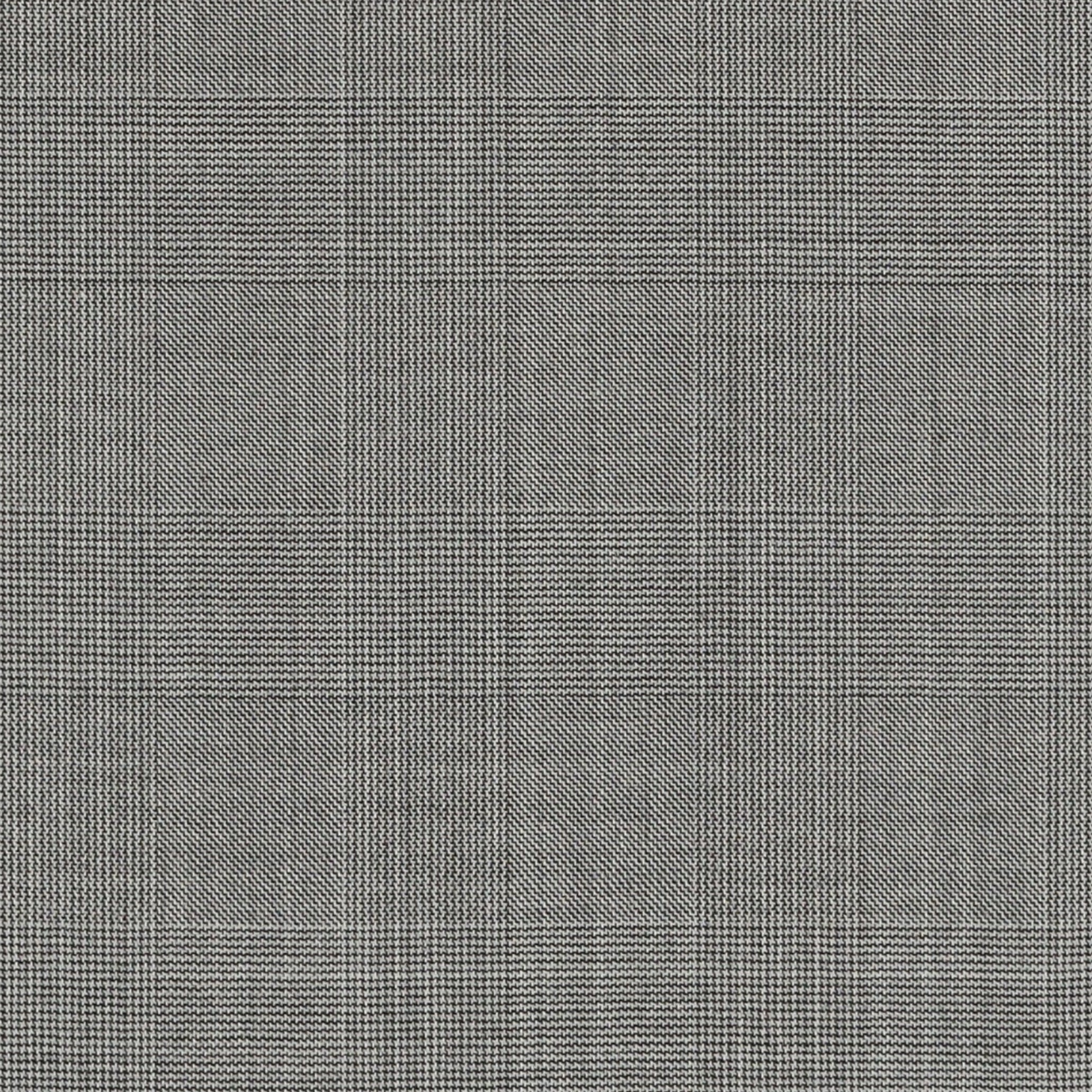Light grey prince of wales check fabric 