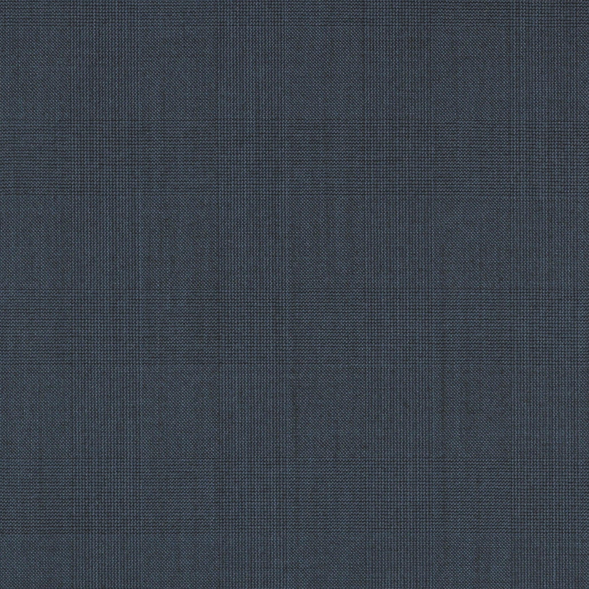 Petrol blue Prince of Wales check fabric 