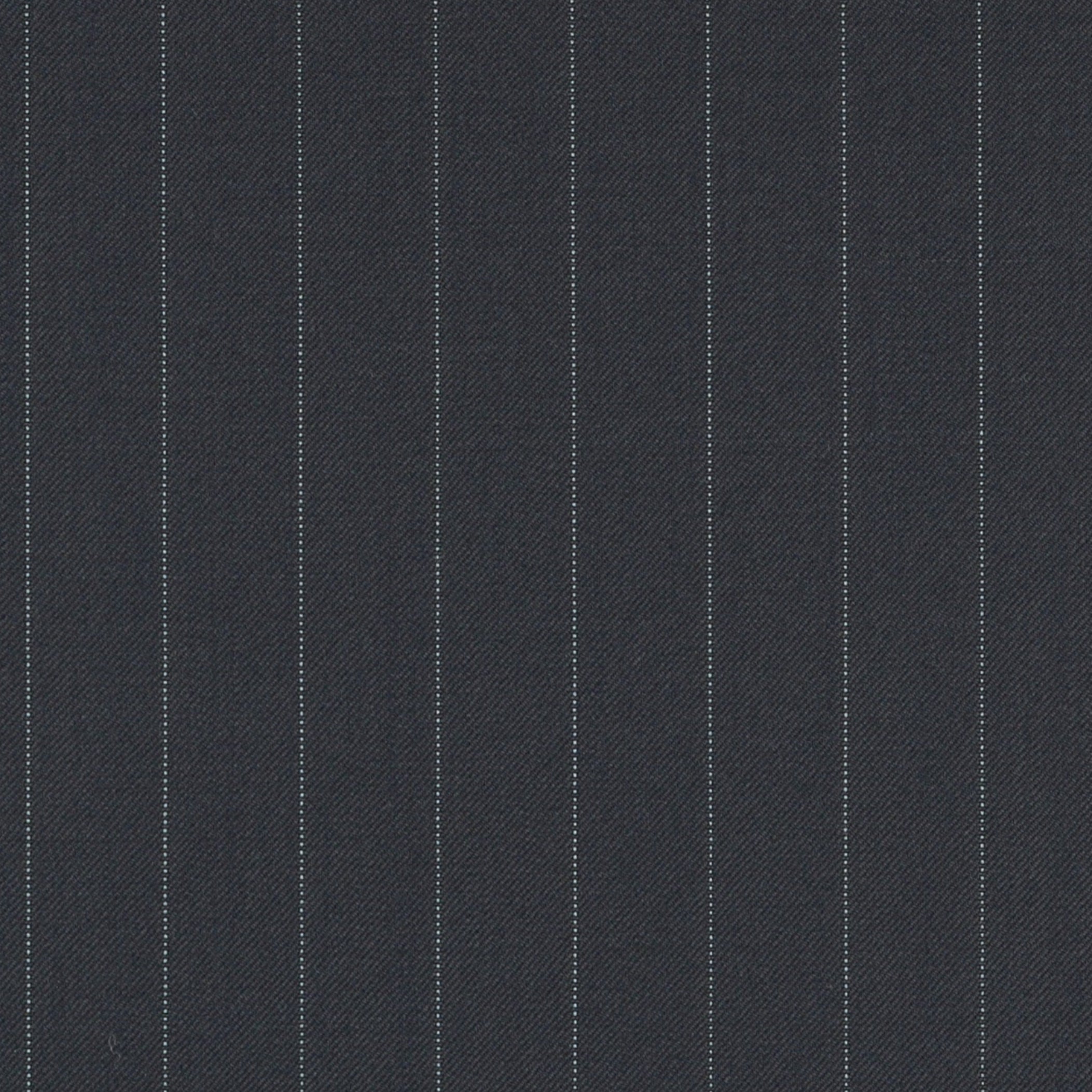Midnight Blue/White Wide Stripe Fabric 