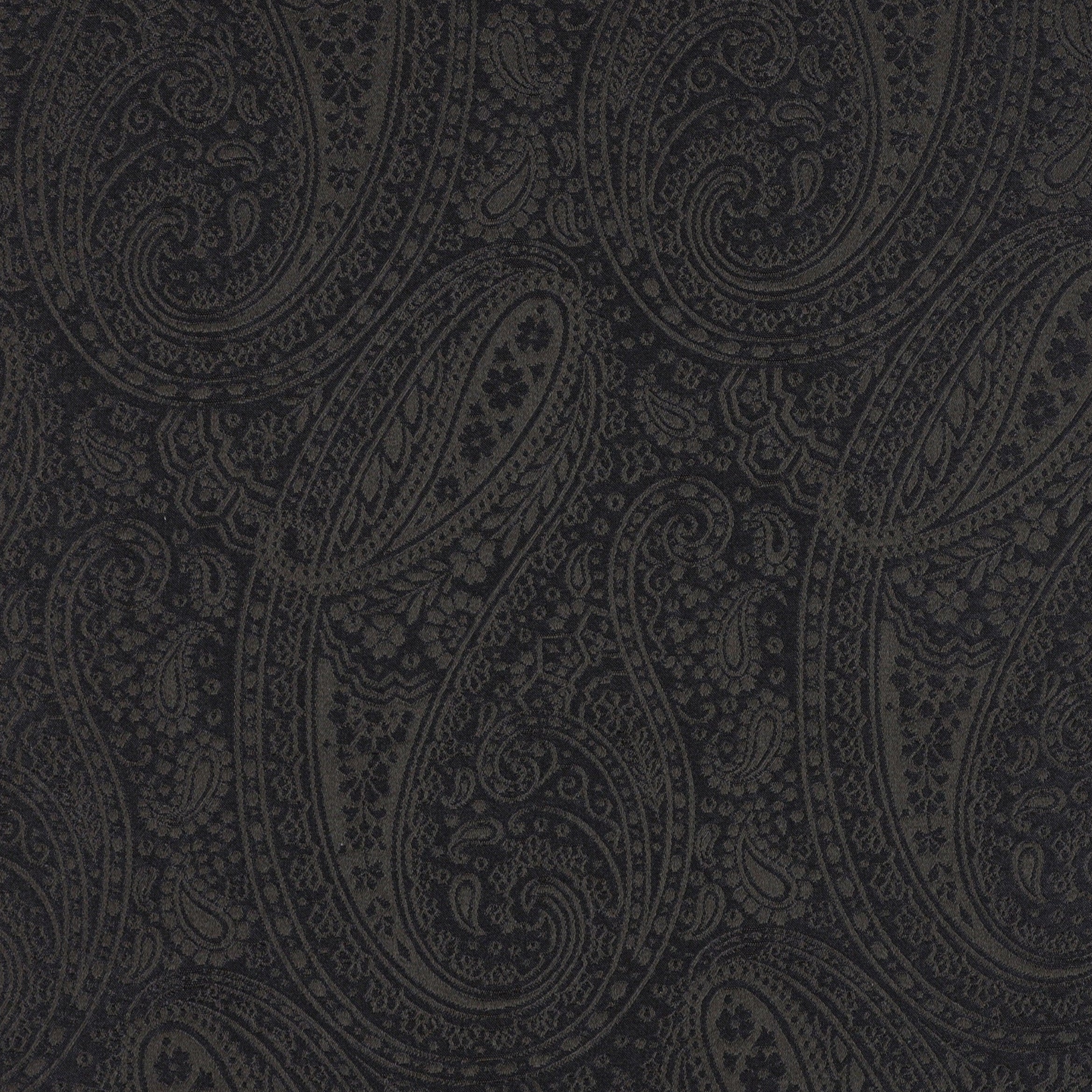 Navy Paisley Fabric