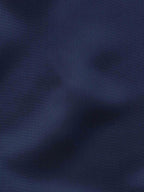 Elegant navy lining inside the jacket and waistcoat, adding a refined touch and subtle contrast to the blue Super 130s Italian wool suit.