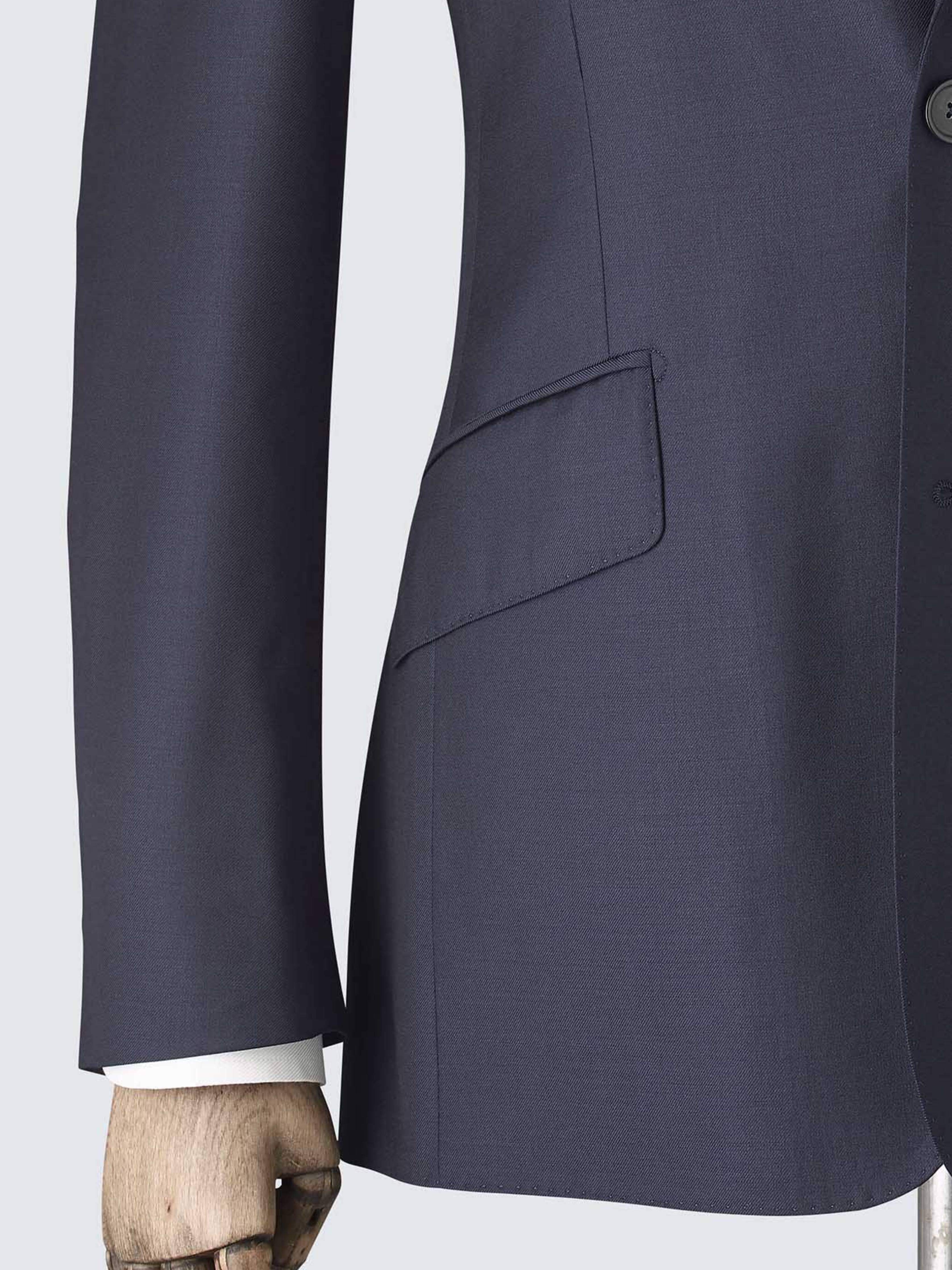 Navy Tailored Three Piece Suit