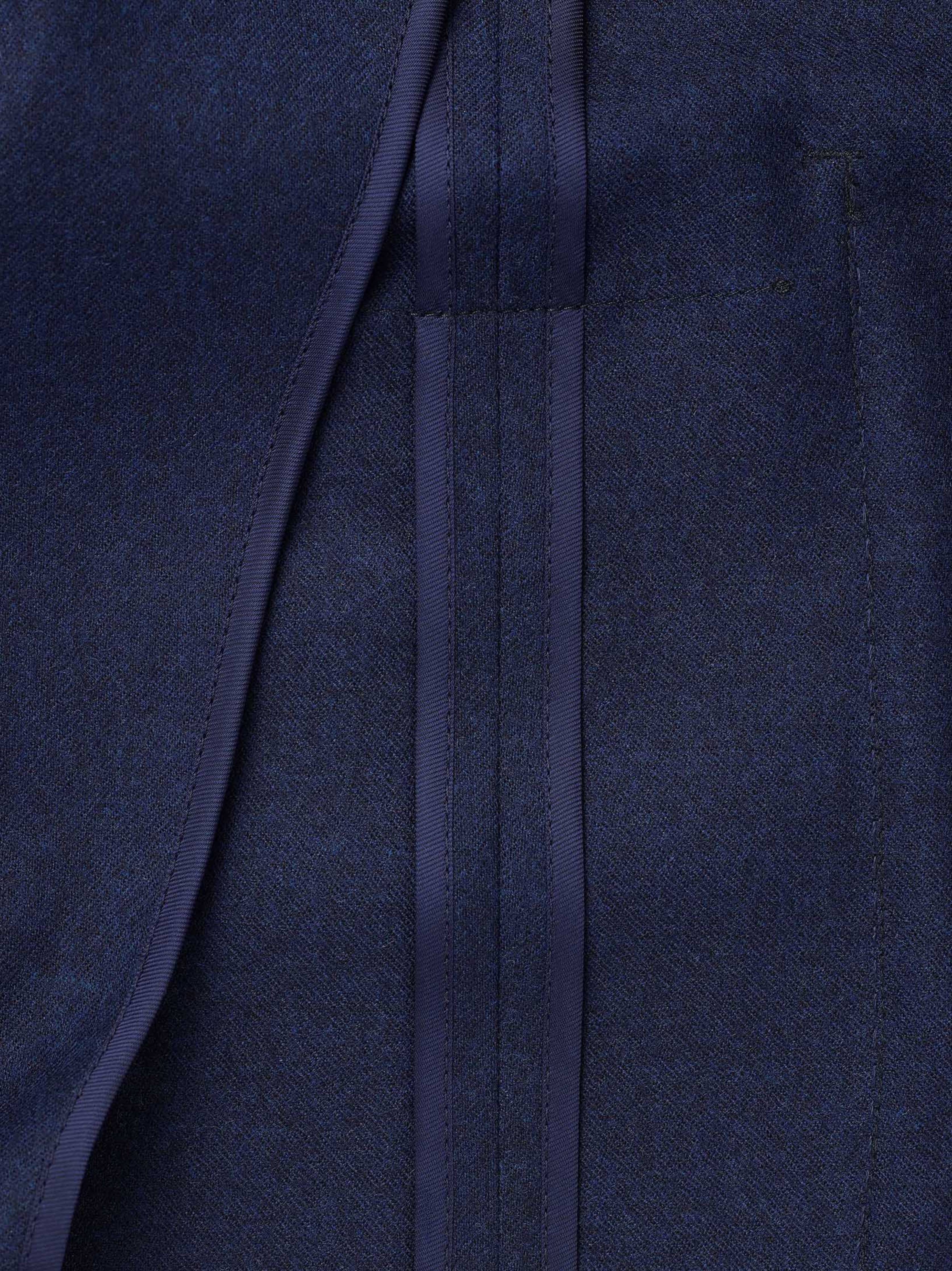 Blue Wool Jacket W/ Detachable Bib