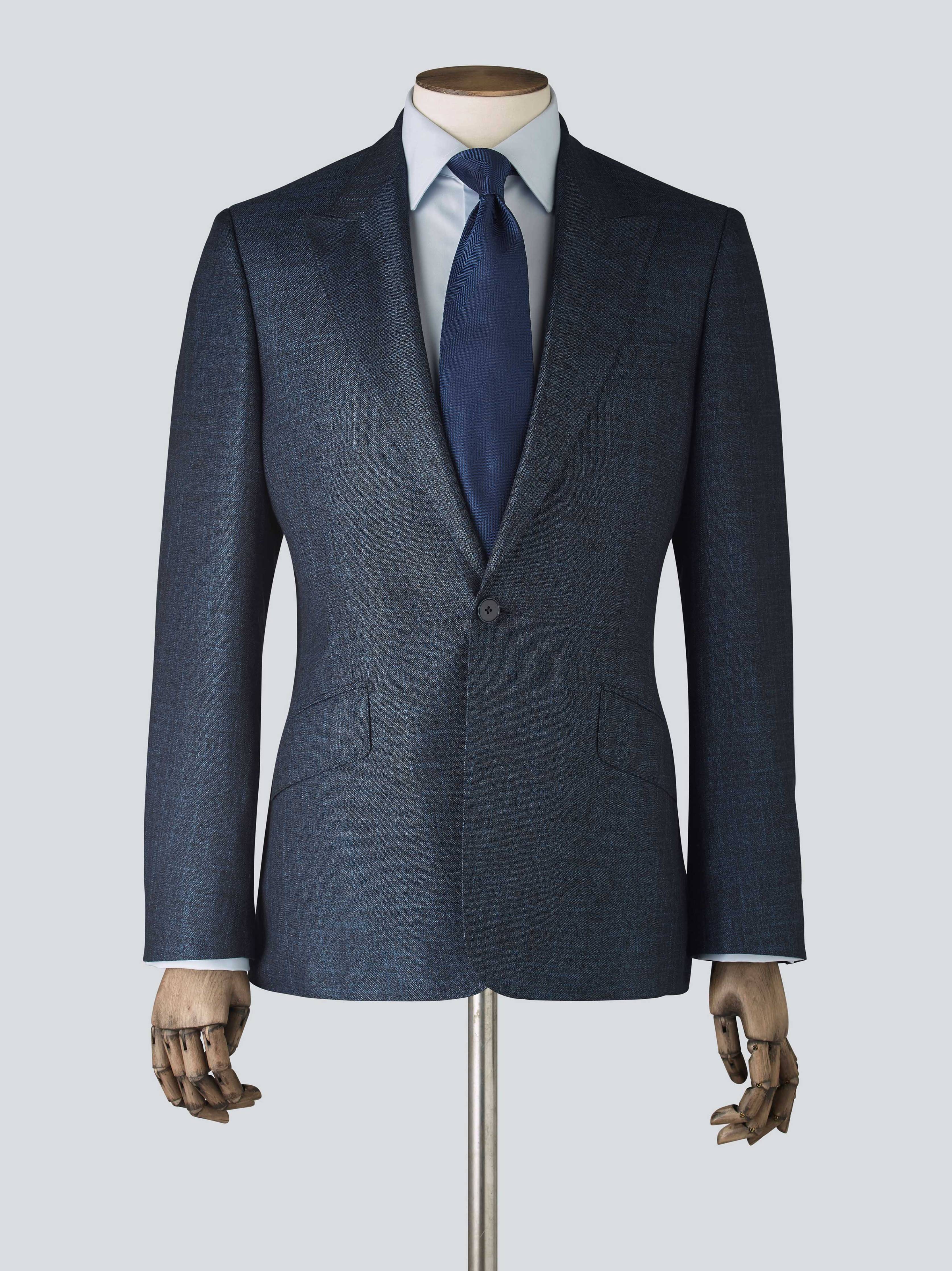Men’s Blue Bamboo Tailored Jacket – Savile Row Company - Custom Made