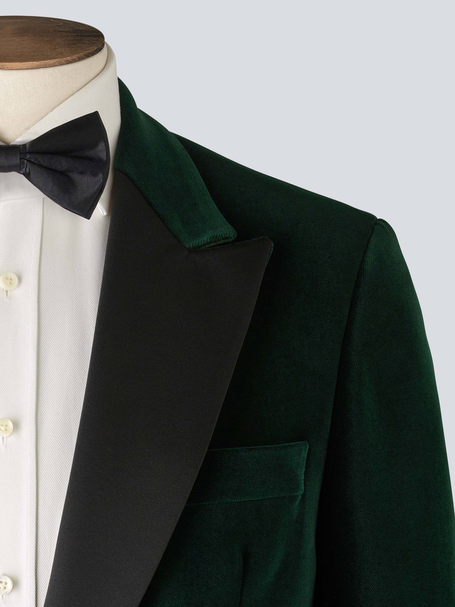 Men’s Green Velvet Tailored Dinner Jacket Savile Row Company Custom