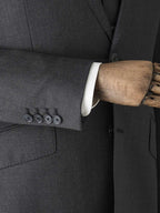 Charcoal Three Piece Tailored Suit