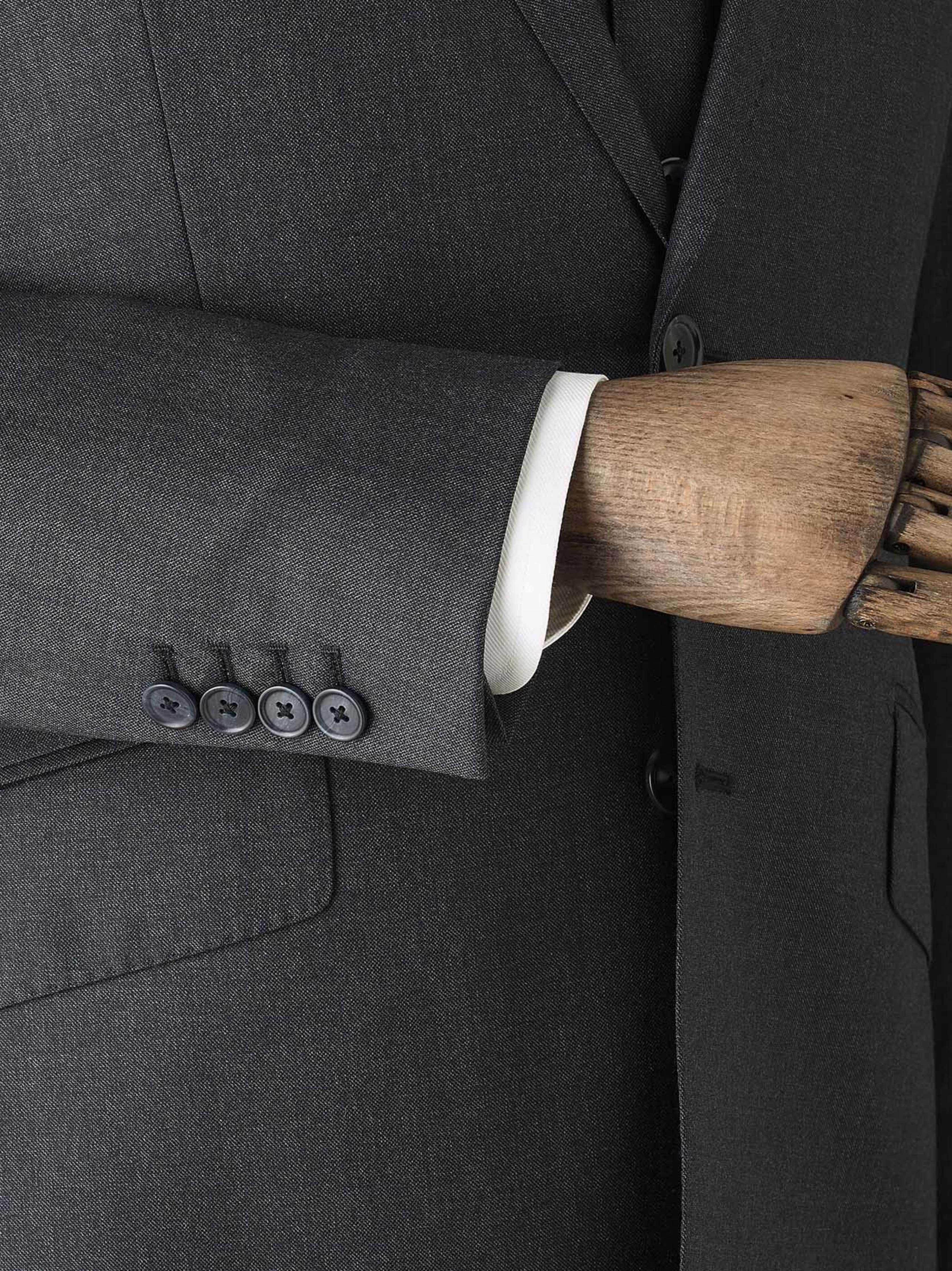 Charcoal Three Piece Tailored Suit