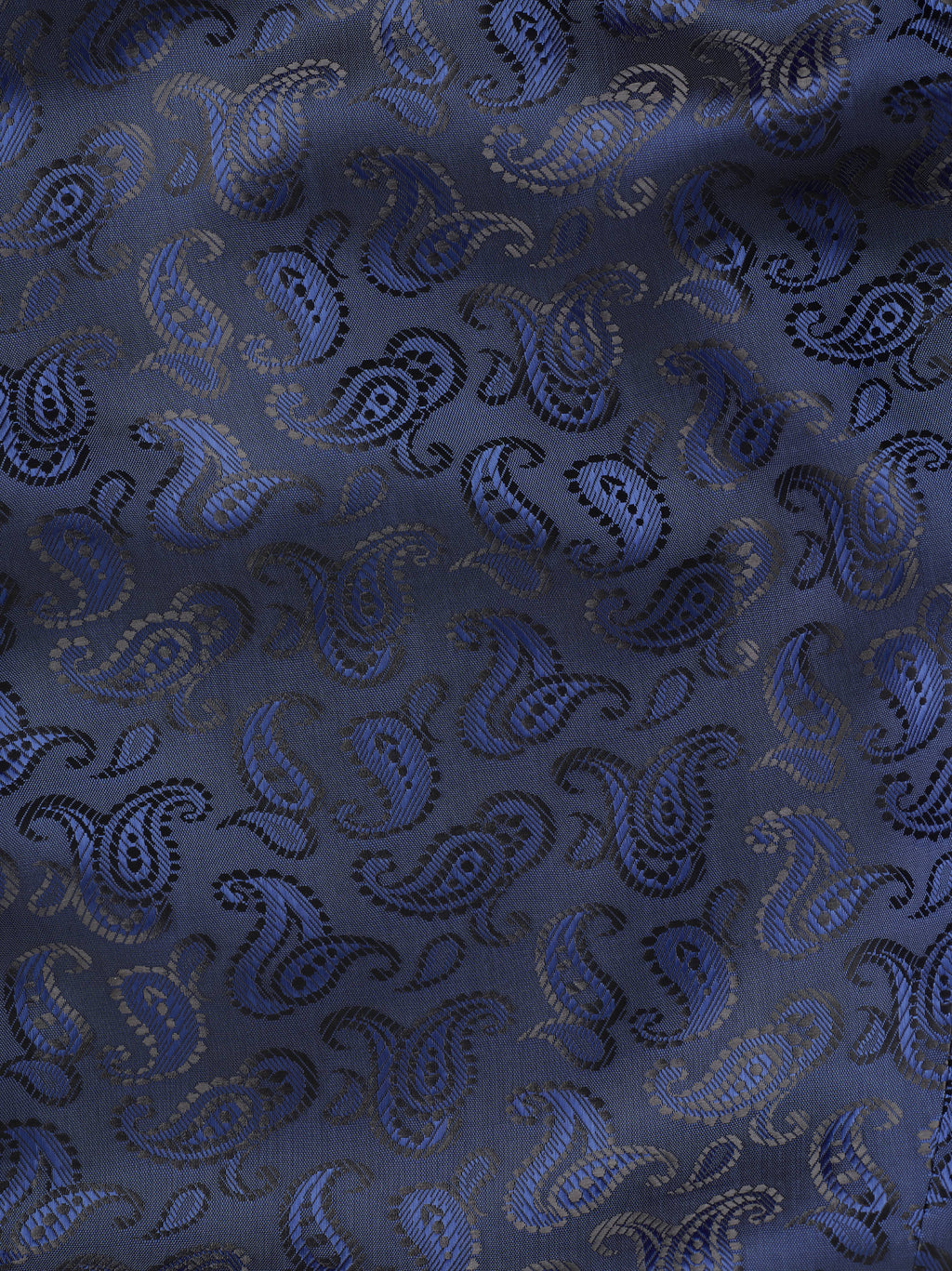 Electric Blue Three-Piece Italian Wool Tailored Suit